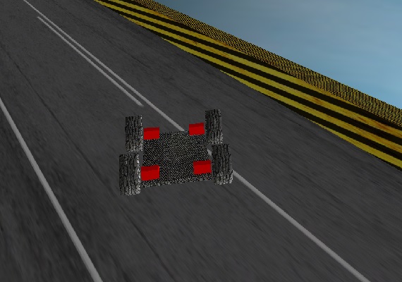 <b>Developed using:</b><br> C++, OpenGL ES 2 and Bullet Physics Engine<br>
								<b>Description:</b><br>
							     A C++ Bullet Physics car simulation with constraints. Bullet physics has a btRaycastVehicle class included but my project was to create a vehicle solely from primitive shapes such as cylinders and rectangles.
								 The objects were connected via constraints, allowing me to have more freedom over the physics of the vehicle rather than the btRaycastVehicle object. I learnt about using Bullet Physics, different types of constraints 
								 and how to start optimizing performance when using a physics engine.